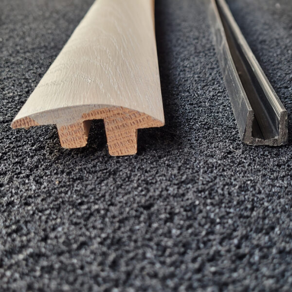 Whitewashed Grey Colour Matched Wood Semi Ramp