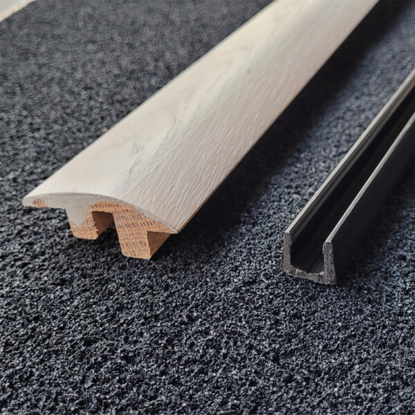 Whitewashed Grey Colour Matched Wood Semi Ramp