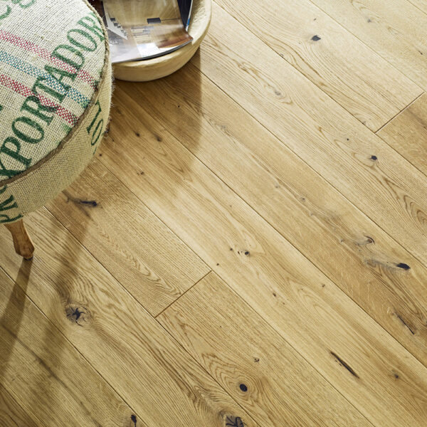 Timba Engineered Oak Flooring | Brushed Matt Laquered Plank Finish