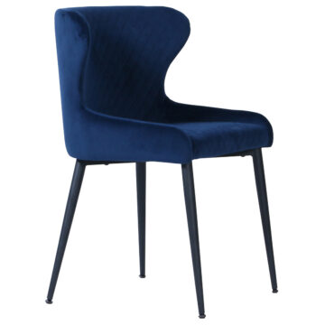 Maiden Chair Navy Velvet