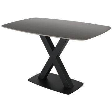 Maiden Small Fixed Dining Table | Grey Stone