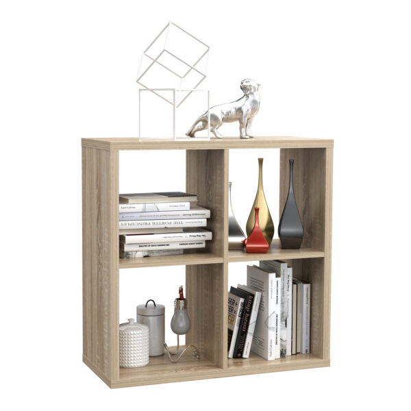 Mauri Cube 2x2 Storage Unit in Sonoma Oak | Self Assembly