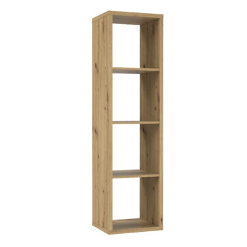 Mauri Cube 3 Shelves Storage Unit in Artisan Oak