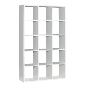 Mauri Cube 3x5 Storage Unit in Matt White