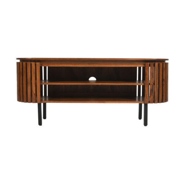 Taleda Slatted Mango Wood TV Cabinet