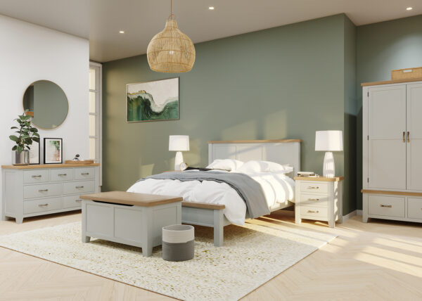 Wessex Grey King 5' Panel Bed Bed | Assembly Required