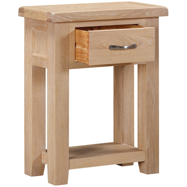 Wessex Oak 1 Drawer Console Table