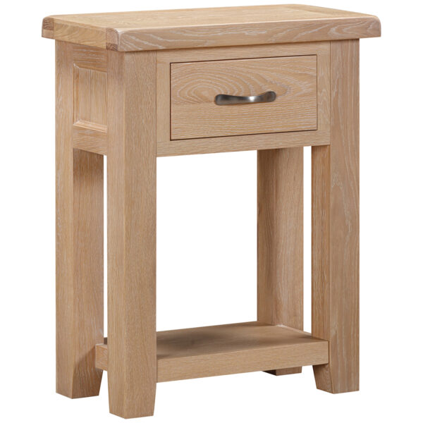 Wessex Oak 1 Drawer Console Table