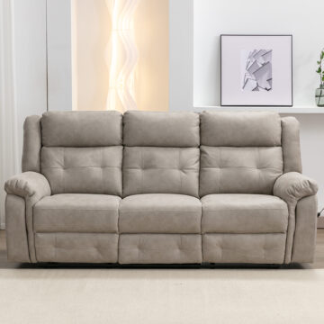 Berland 3 Seater Light Grey