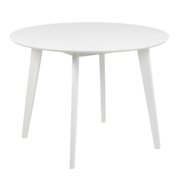Roxburgh Round Dining Table in White