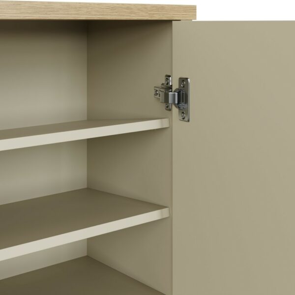 Fife Cream 2 Door Shoe Cabinet | Assembly Required