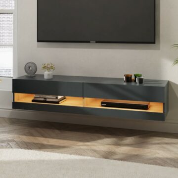 Leon 180cm Wall TV Unit with LED