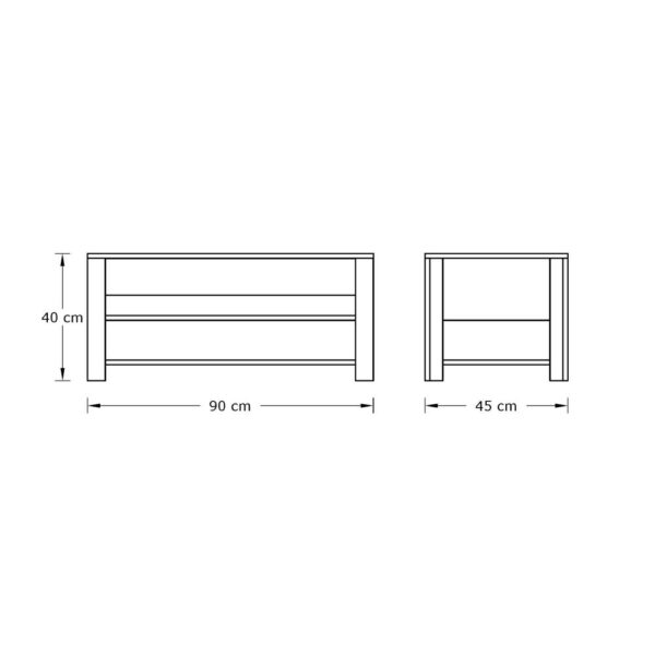 Garcia Coffee Table with LED Anthracite/Oak | Assembly Required Grey