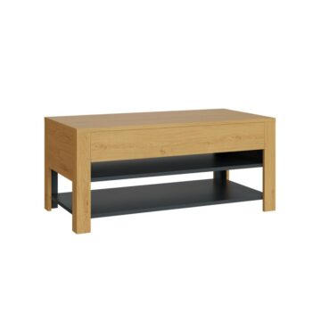 Leon Coffee Table with LED Oak/Anthracite
