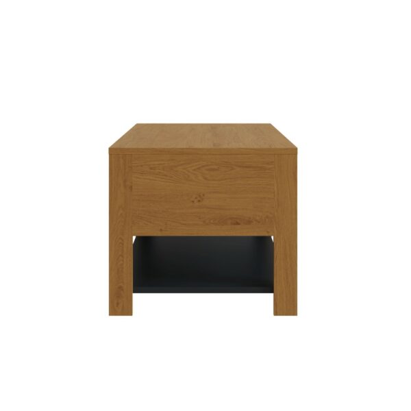 Garcia Coffee Table with LED Oak/Anthracite | Assembly Required