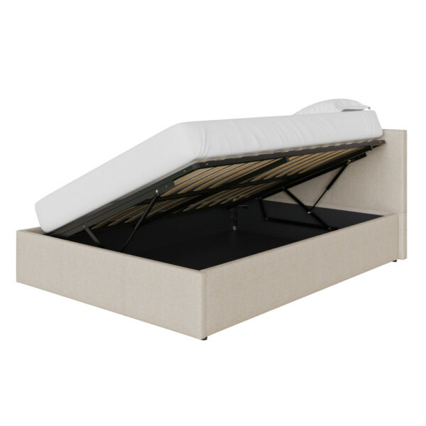 Marikina Side Lift Ottoman Small Double Storage Bed | Assembly Required
