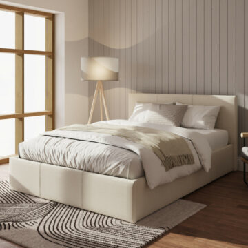 Side Lift Ottoman Storage Bed