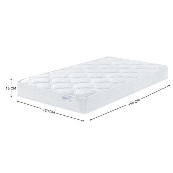White Sleepy Castle Bonnell Spring High Quality Durable Mattress | Assembly Required