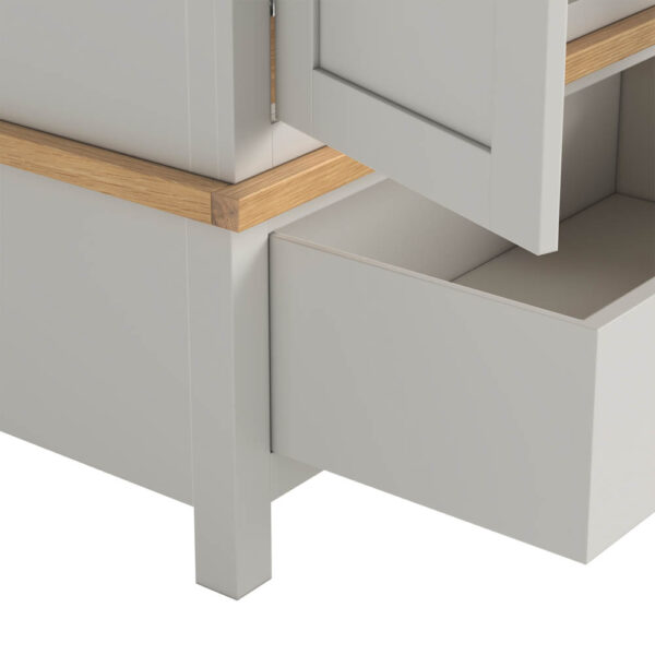 Hartside Grey Triple Wardrobe