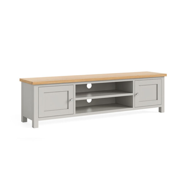 Hartside Grey Extra Large TV Unit | Fully Assembled