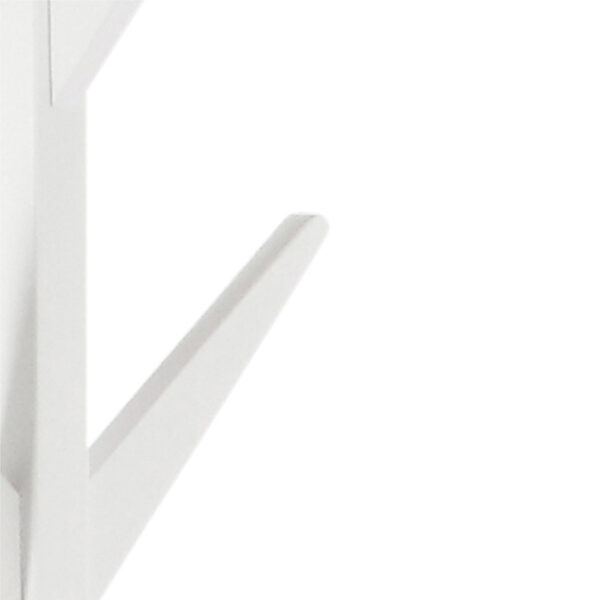 Ascot Coat Hanger in White | Assembly Required