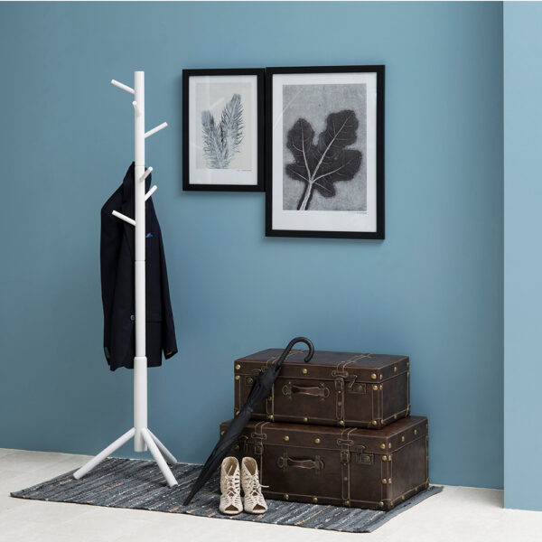 Bremen Coat Stand in White | Assembly Required