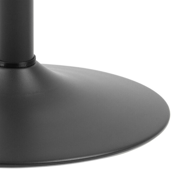 Ibiza Tall Round Bar Table in Black | Assembly Required