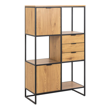 Swindon Bookcase with 2 Doors