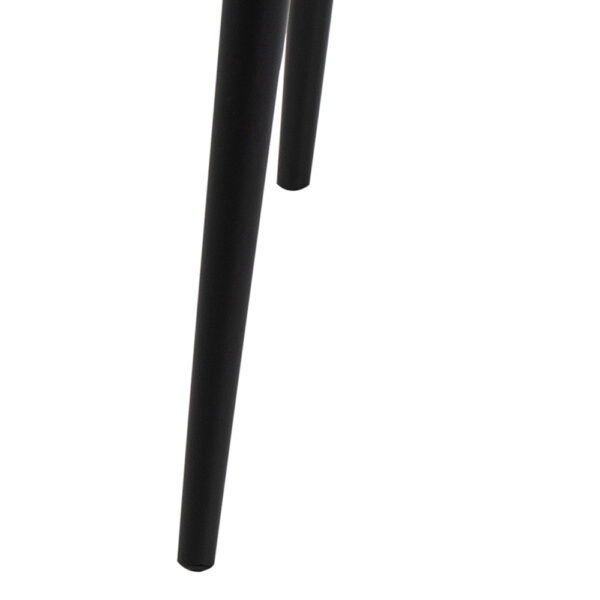 Wilma Small Dining Table in Oak & Black Legs | Assembly Required