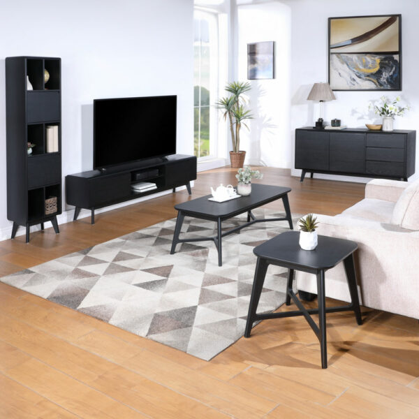 Harrington Triple Sideboard - Black | Assembly Required
