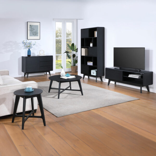 Harrington Double Sideboard - Black | Assembly Required