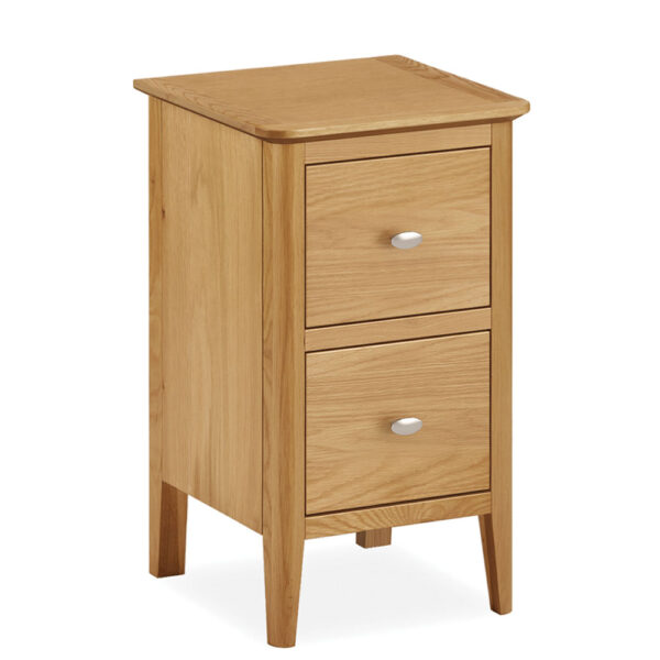 Denby Narrow Two Drawer Bedside