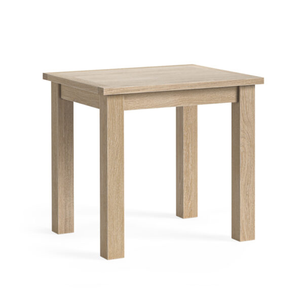 Oaktide Bistro Table - Oak - White Wash | Assembly Required