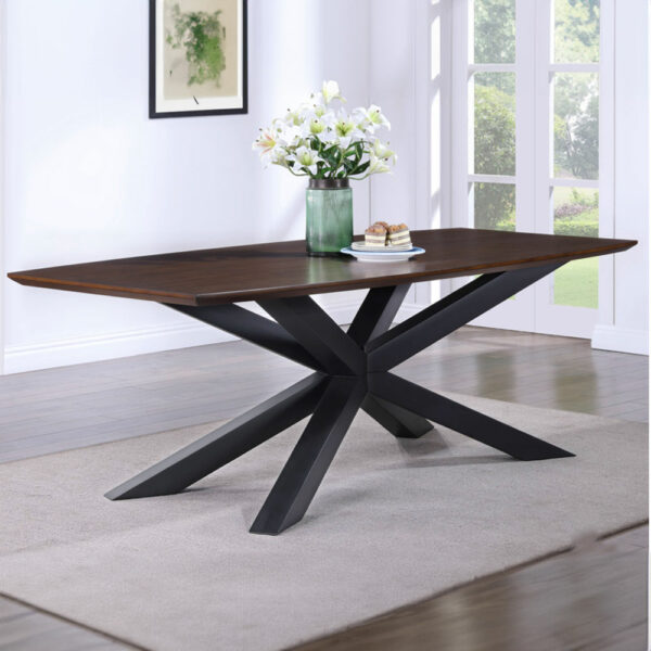 Niagra 220cm Dining Table - Oak | Assembly Required