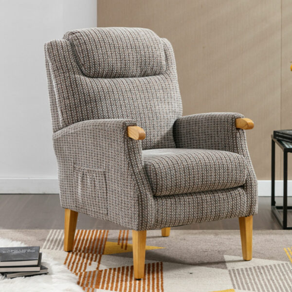 Apollo Fireside Chair - Latte | Assembly Required