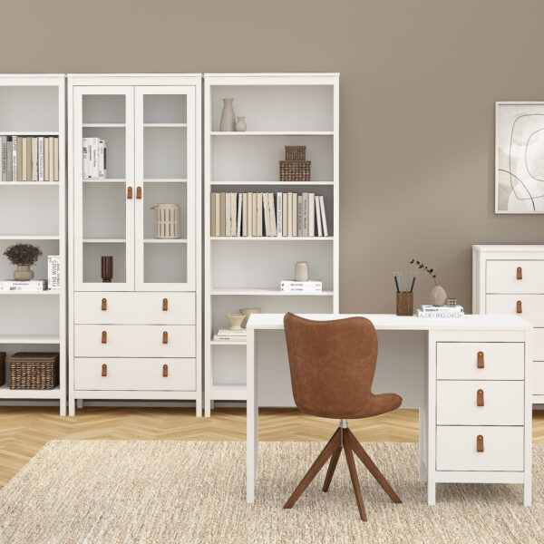 Seville Bookcase in White | Assembly Required