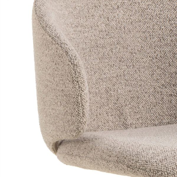 Ella Swivel Beige Dining Chair | Assembly Required