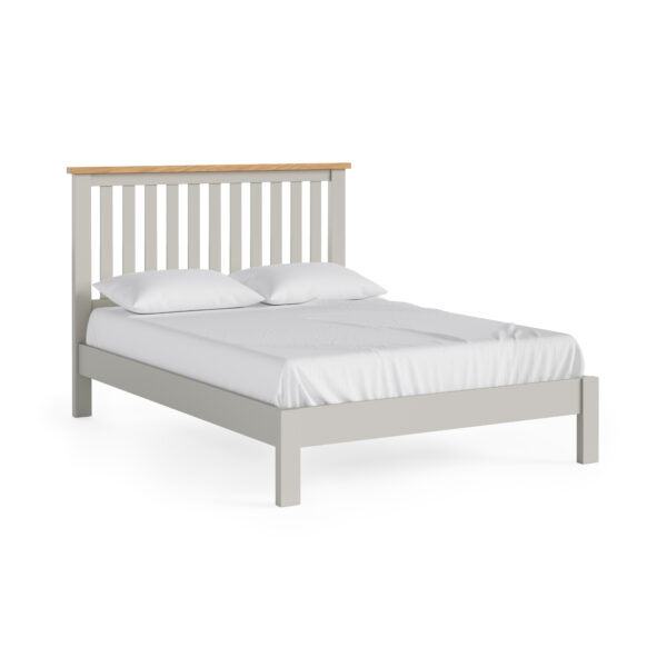 Langdale Grey Slatted Double Bed