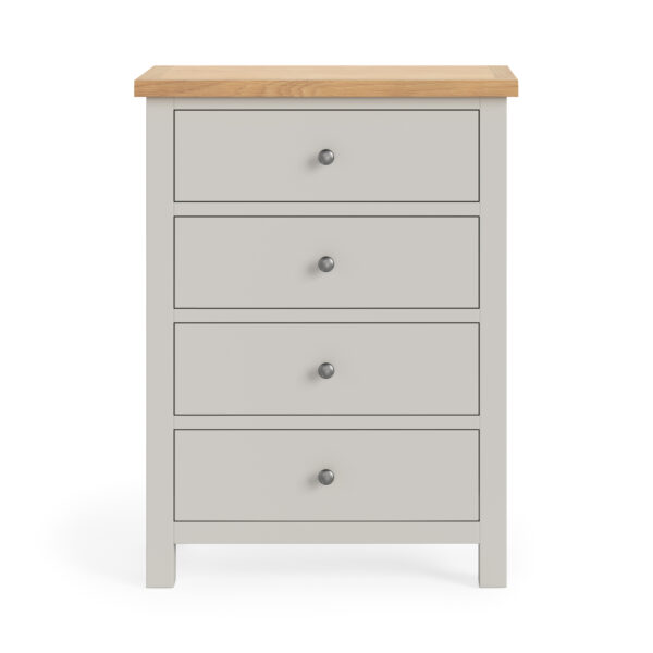 Langdale Grey 4 Drawer Chest | Fully Assembled