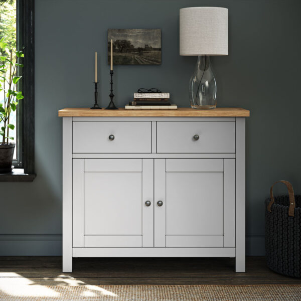 Langdale Grey Small Sideboard | Fully Assembled