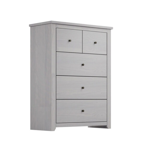 Heathrow Grey 2 over 3 Chest of Drawers | Assembly Required