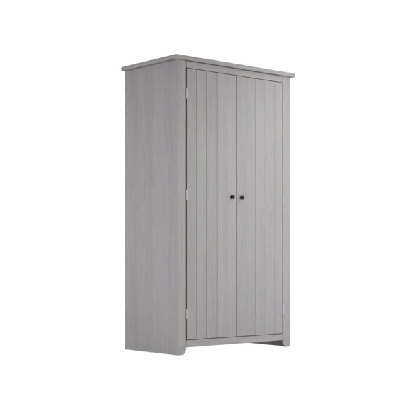 Heathrow Grey 2 Door Wardrobe | Assembly Required