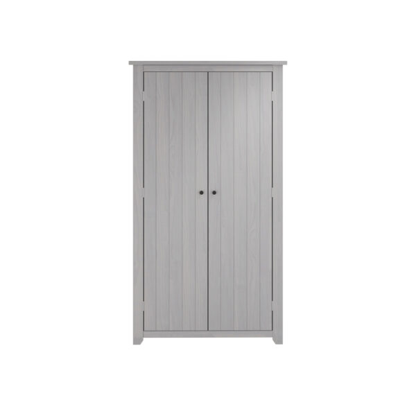 Heathrow Grey 2 Door Wardrobe | Assembly Required