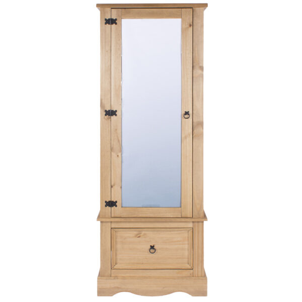 Azusa Armoire With Mirrored Door & Drawer | Assembly Required