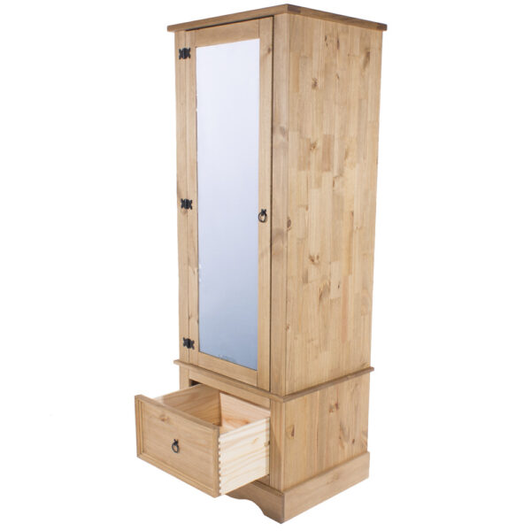 Azusa Armoire With Mirrored Door & Drawer | Assembly Required