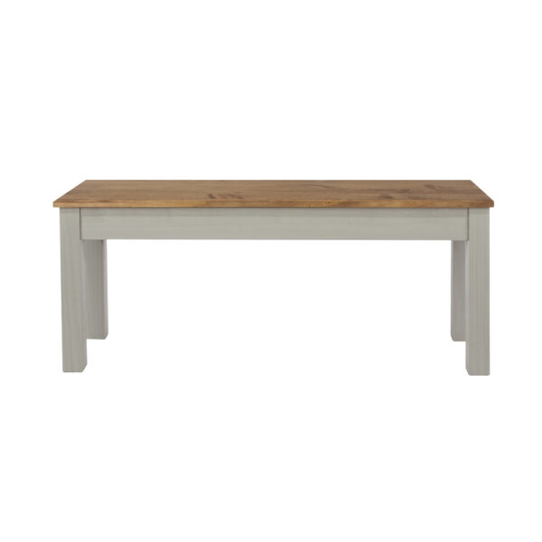 Azusa Grey Linea Bench For 120cm Table | Assembly Required