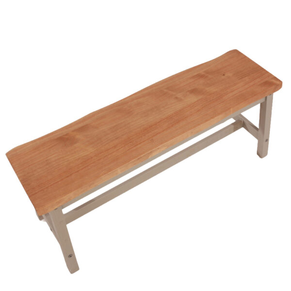 Azusa Grey Live Edge Large Dining Bench | Assembly Required
