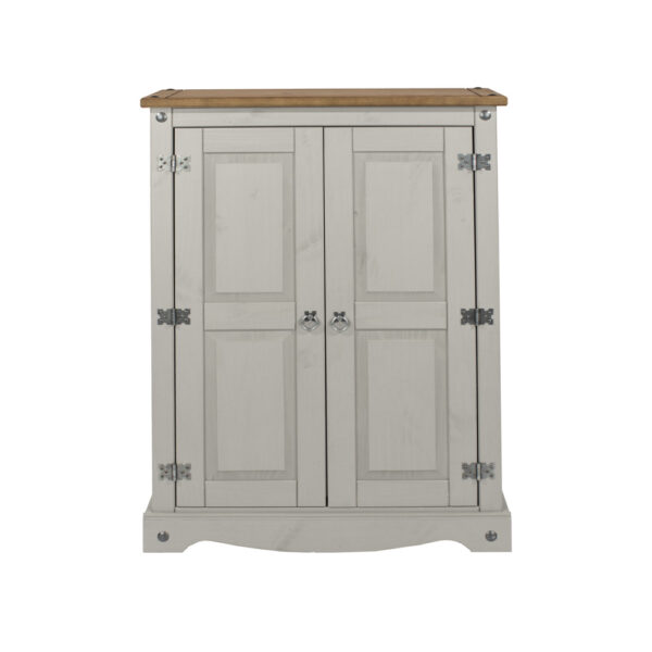 Azusa Grey 2 Door Cupboard Unit | Assembly Required