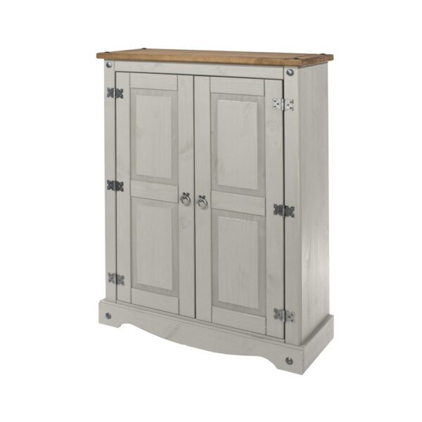 Azusa Grey 2 Door Cupboard Unit | Assembly Required