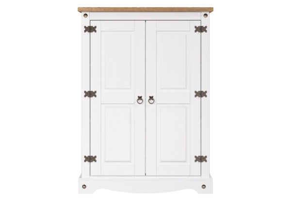 Azusa White 2 Door Cupboard Unit | Assembly Required